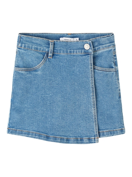 NAME IT Shorts Nederdel Laila Medium Blue Denim